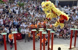 中国舞狮队 广东舞狮 深圳舞狮表演